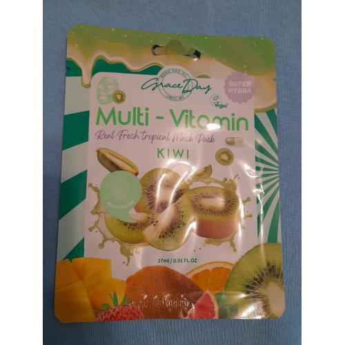 Grace Day Multi-Vitamin, Real Fresh Tropical Mask Pack (Maska w płachcie `Kiwi`) - opinie | zdjęcie do recenzji od dohaj0101