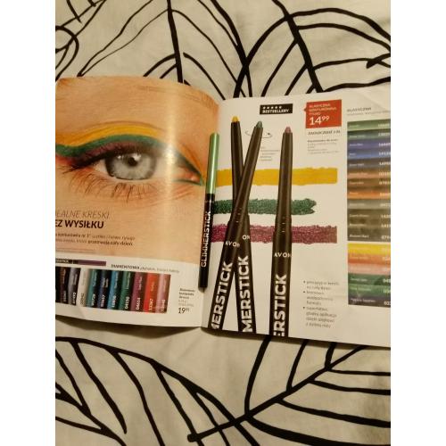 Avon True Color, Glimmerstick, Diamond Eyeliner (Diamentowa konturówka do oczu) - opinie | zdjęcie do recenzji od Owocowysad - 2