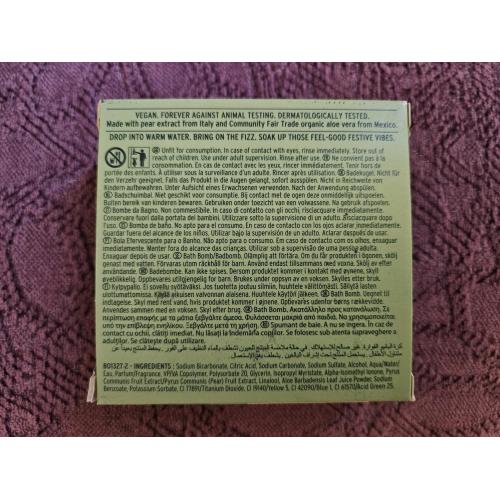The Body Shop Kindness & Pears, Starry Bath Bomb (Wegańska kula do kąpieli) - opinie | zdjęcie do recenzji od Pantera Nera - 1