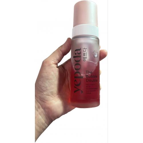 Yepoda The Bubble Double, Cleansing Foam (Pianka oczyszczająca z granatem i kwasem salicylowym) - opinie | zdjęcie do recenzji od Milka05 - 2