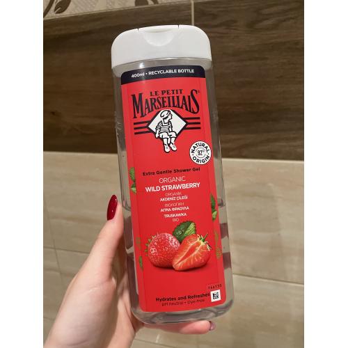 Le Petit Marseillais Extra Gentle Shower Gel Organic Wild Strawberry (Żel pod prysznic `Truskawka Bio`) - opinie | zdjęcie do recenzji od Nalitat - 2
