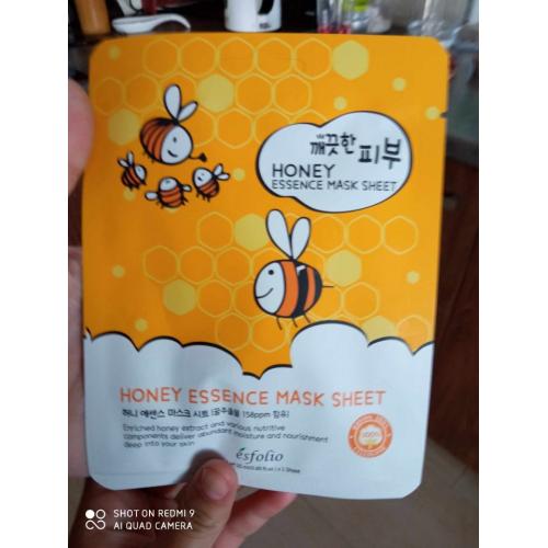 Esfolio Honey Essence Mask Sheet (Maska w płachcie) - opinie | zdjęcie do recenzji od JoannaKB