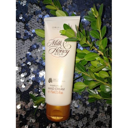 Oriflame Milk & Honey Gold, Moisturising Hand Cream (Nawilżający krem do rąk) - opinie | zdjęcie do recenzji od KITKA_23 - 1