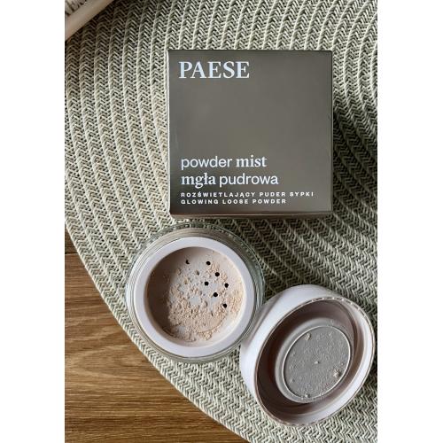Paese Powder Mist, Glowing Loose Powder (Mgła Pudrowa, Rozświetlający puder sypki) - opinie | zdjęcie do recenzji od Myszamouse