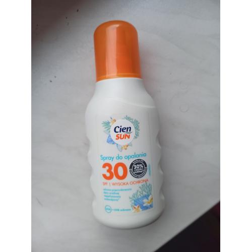 Cien Sun, Spray Do Opalania SPF30 - opinie | zdjęcie do recenzji od Alezwieje
