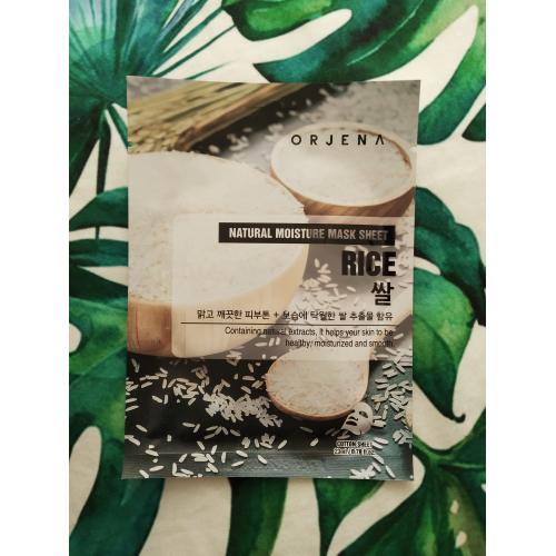 Orjena Natural Moisture Mask Sheet Rice (Maska w płachcie z ryżem rozświetlająca) - opinie | zdjęcie do recenzji od Avesammael
