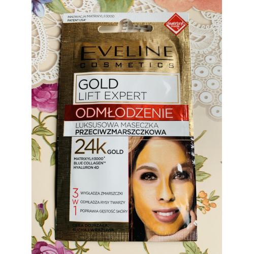 Eveline Cosmetics Gold Lift Expert, Luksusowa maseczka przeciwzmarszczkowa - opinie | zdjęcie do recenzji od IwonaTeresaMaria