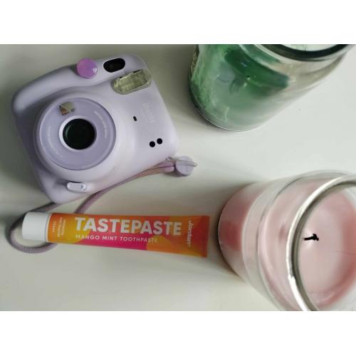 Jordan TastePaste, Toothpaste Mango & Mint (Pasta do zębów `Mango - mięta`) - opinie | zdjęcie do recenzji od blondeinbeauty