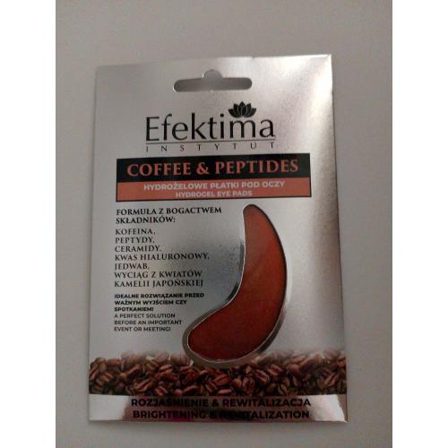 Efektima Coffee & Peptides, Hydrożelowe płatki pod oczy - opinie | zdjęcie do recenzji od BellaMakeup