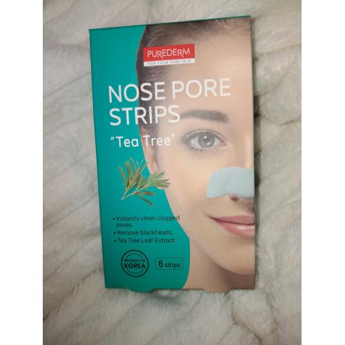 Purederm Botanical Choice, Tea Tree Nose Pore Strips (Oczyszczające plastry na nos) - opinie | zdjęcie do recenzji od KITKA_23 - 2