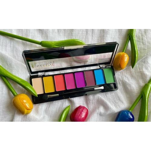 Eveline Cosmetics Neon Lights Eyeshadow Palette (Paleta 8 cieni do powiek) - opinie | zdjęcie do recenzji od Paula_beautydiary