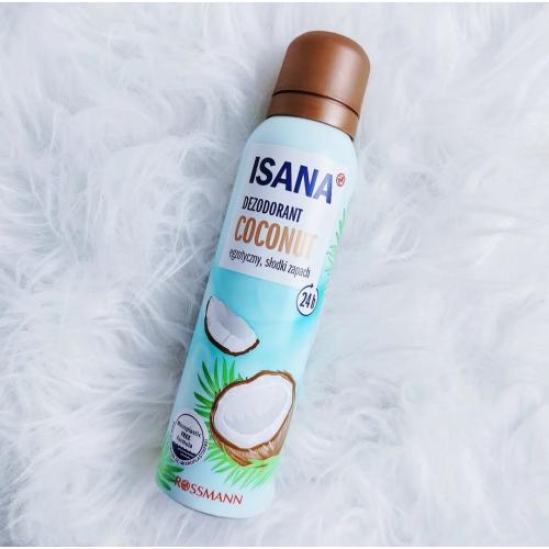 Isana Deo-Bodyspray Kokos (Dezodorant w sprayu) - opinie | zdjęcie do recenzji od stusinka