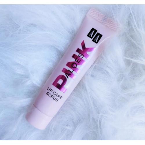 AA Pink Aloes, Wygładzający peeling do ust - opinie | zdjęcie do recenzji od stusinka