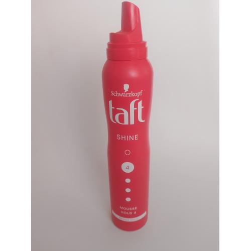 Schwarzkopf Taft Shine Finish, Hold 4 Mousse (Supermocne utrwalenie i połysk, Pianka do włosów) - opinie | zdjęcie do recenzji od BellaMakeup
