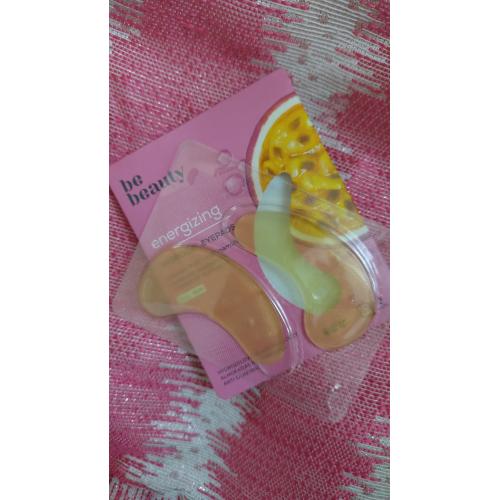 bebeauty Energizing Hydrogel Eyepads Passion Fruit & Niacynamide (Hydrożelowe płatki pod oczy) - opinie | zdjęcie do recenzji od SandriQ
