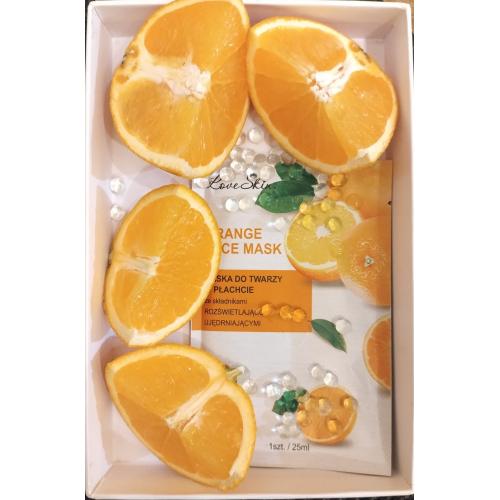 Love Skin Orange Face Mask (Maska do twarzy w płachcie z ekstraktem z pomarańczy) - opinie | zdjęcie do recenzji od SandriQ
