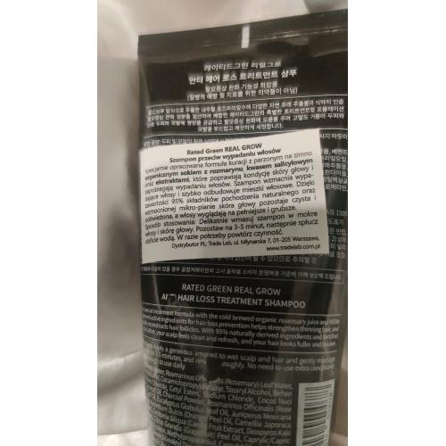 Rated Green Real Grow Anti Hair Loss Treatment Shampoo (Szampon przeciw wypadaniu włosów) - opinie | zdjęcie do recenzji od MinimaNebula - 3