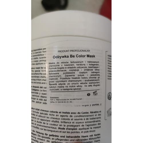 Be Hair Be Color Mask (Maska do włosów farbowanych) - opinie | zdjęcie do recenzji od MinimaNebula - 1