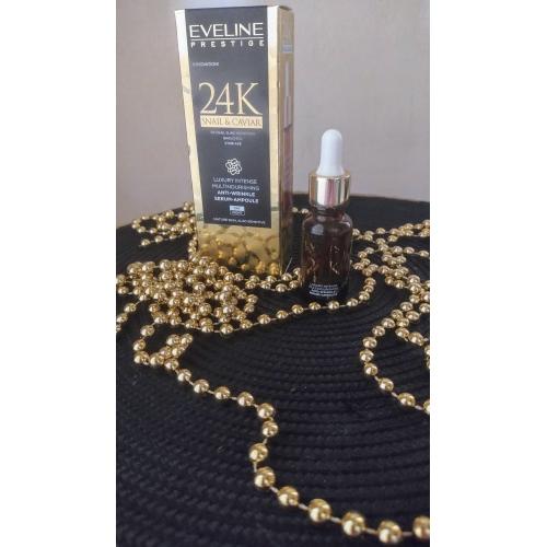 Eveline Cosmetics Prestige 24K Snail & Caviar, Luksusowe multiodżywcze serum-ampułka - opinie | zdjęcie do recenzji od SandriQ