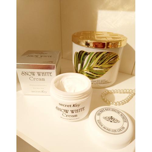 Secret Key Snow White, Moisture Cream (Krem rozjaśniający) - opinie | zdjęcie do recenzji od Nathaliee85
