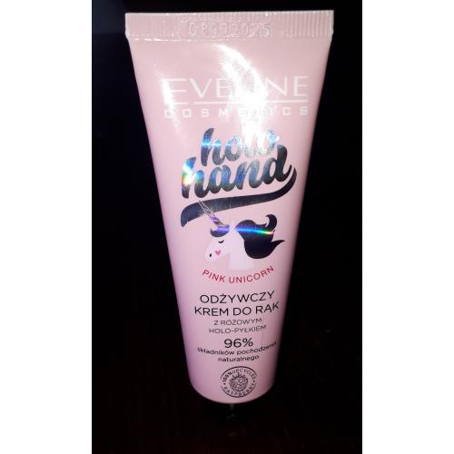 Eveline Cosmetics Holo Hand, Odżywczy krem do rąk z różowym holo-pyłkiem `Pink Unicorn ` - opinie | zdjęcie do recenzji od Magnolia001 - 1