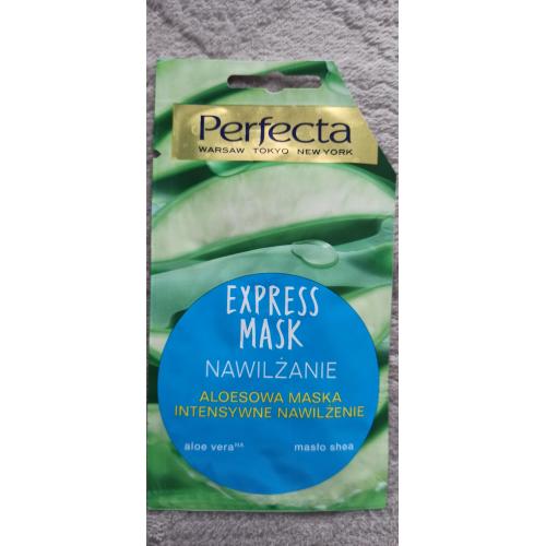 Perfecta Express Mask, Nawilżanie, Aloesowa maska intensywne nawilżanie (nowa wersja) - opinie | zdjęcie do recenzji od ciasteczkowapanna - 1
