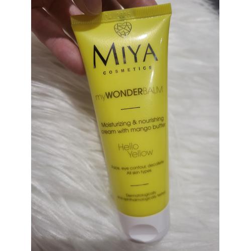 Miya Cosmetics myWONDERBALM Hello Yellow (Nawilżająco-odżywczy krem z masłem mango, do twarzy, rąk i ciała) - opinie | zdjęcie do recenzji od aniolecek89 - 1