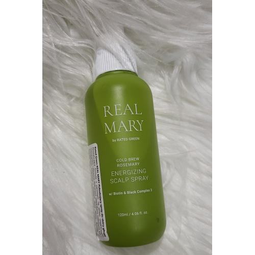Rated Green Real Mary, Cold Brew Rosemary Energizing Scalp Spray (Pobudzający spray do skóry głowy) - opinie | zdjęcie do recenzji od aniolecek89