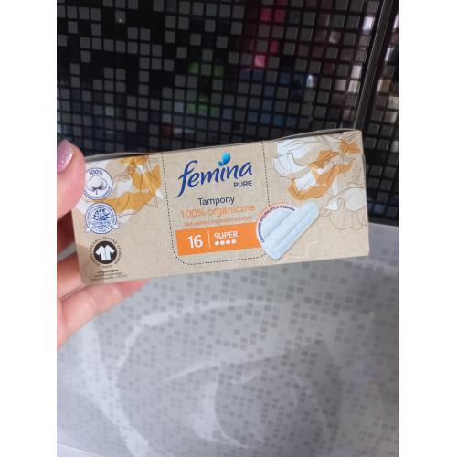 Femina Pure, Tampony higieniczne Super Size 100 % organiczne - opinie | zdjęcie do recenzji od giulia92