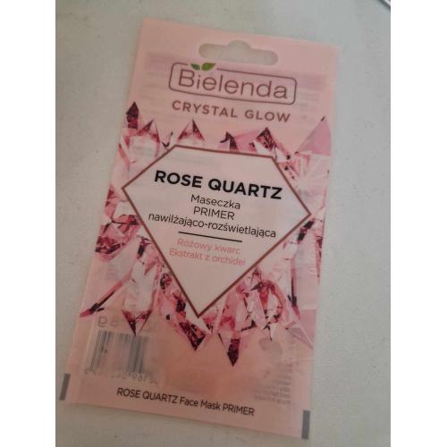 Bielenda Crystal Glow Rose Quartz, Maseczka - primer nawilżająco-rozświetlająca - opinie | zdjęcie do recenzji od Gabsonik123