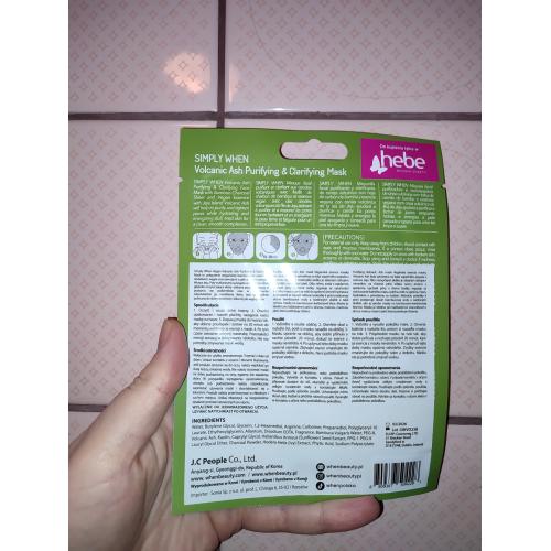 When Simply Vegan Volcanic Ash Mask (Oczyszczająca maska) - opinie | zdjęcie do recenzji od xLullabyx - 2