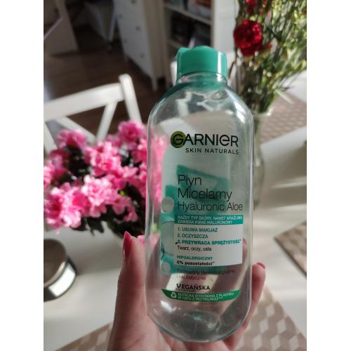 Garnier Skin Naturals, Hyaluronic Aloe Micellar Water (Płyn micelarny) - opinie | zdjęcie do recenzji od DianaArtsewing