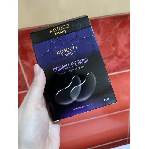 Kimoco Beauty Hydrogel Eye Patch Collagen & Hialuronic Acid (Hydrożelowe płatki pod oczy liftingująco-nawilżające) - opinie | zdjęcie do recenzji od Julia2018