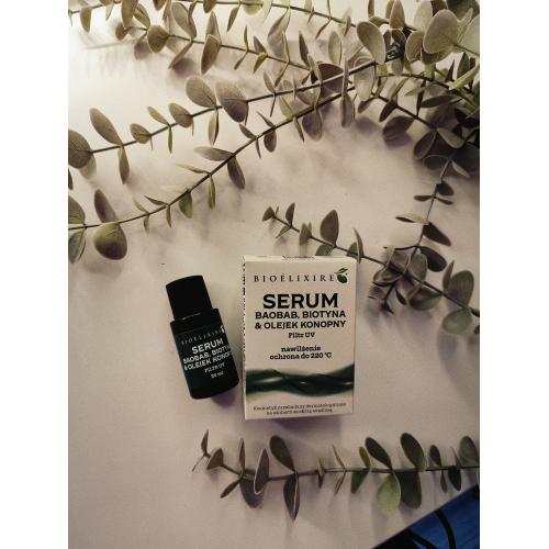 Bioelixire Serum do włosów `Baobab, biotyna & olejek konopny` (nowa wersja) - opinie | zdjęcie do recenzji od eliza461