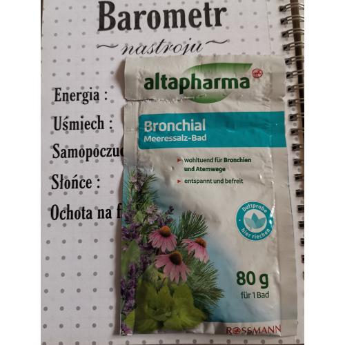 Altapharma Sól morska do kąpieli rozgrzewającej - opinie | zdjęcie do recenzji od Ewafefka - 3