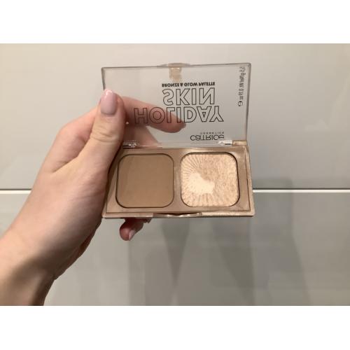 Catrice Holiday Skin, Bronze & Glow Palette (Paleta z bronzerem i rozświetlaczem) - opinie | zdjęcie do recenzji od TaMagdalena - 2