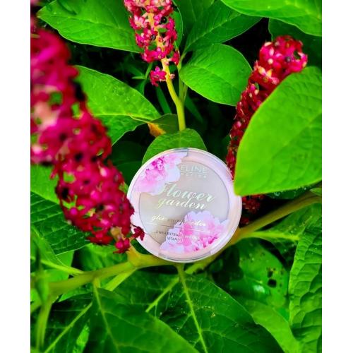 Eveline Cosmetics Flower Garden, Glowing Powder (Rozświetlający puder do twarzy) - opinie | zdjęcie do recenzji od uroda_kosmetyki