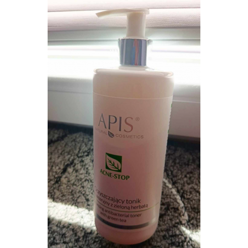 Apis Professional, Acne-Stop, Oczyszczający tonik antybakteryjny z zieloną herbatą - opinie | zdjęcie do recenzji od optostin
