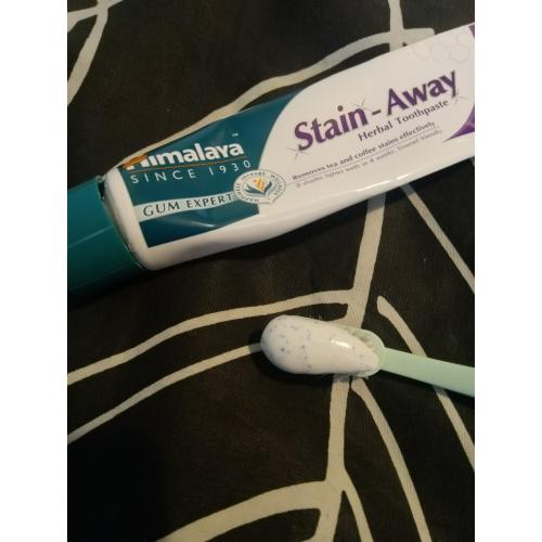 Himalaya Herbals Stain - Away Toothpaste (Pasta do zębów) - opinie | zdjęcie do recenzji od Owocowysad - 1