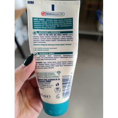 Isana MED, Handcreme Totes Meer (Krem do rąk `Morze Martwe`) - opinie | zdjęcie do recenzji od JustynaTr97 - 3