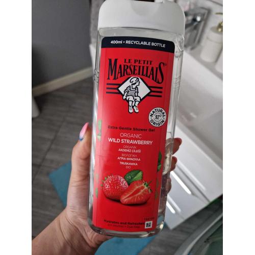 Le Petit Marseillais Extra Gentle Shower Gel Organic Wild Strawberry (Żel pod prysznic `Truskawka Bio`) - opinie | zdjęcie do recenzji od Gabsonik123