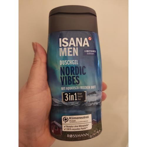 Isana Men,  Nordic Vibes Duschgel (Żel pod prysznic 3 w 1) - opinie | zdjęcie do recenzji od leniszcze