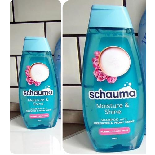 Schauma Moisture & Shine Shampoo with Rice Water & Peony Scent (Szampon do włosów normalnych i suchych z wodą ryżową) - opinie | zdjęcie do recenzji od leniszcze