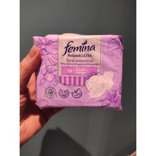 Femina Everyday, Podpaski higieniczne Ultra Total Protecion `Normal` - opinie | zdjęcie do recenzji od leniszcze - 1