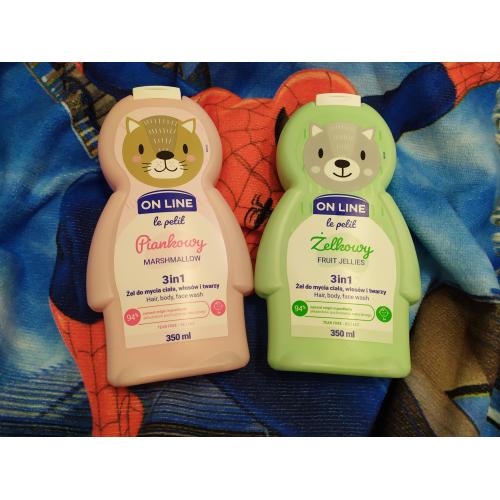 On Line Le Petit, 3 in 1  Hair Body & Face Wash (Żel do mycia ciała, włosów i twarzy 3 w 1 (różne rodzaje)) - opinie | zdjęcie do recenzji od KasiaDarsky