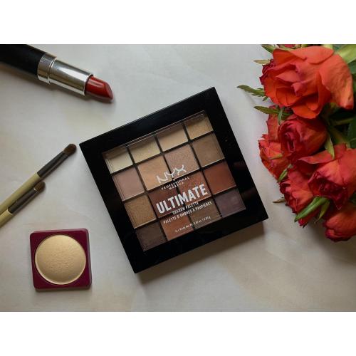 NYX Professional Makeup Ultimate, Warm Neutrals Shadow Palette (Paleta 16 cieni do powiek) - opinie | zdjęcie do recenzji od sunfl0wer
