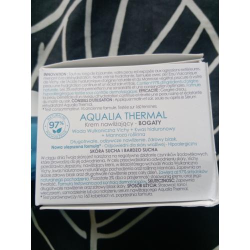 Vichy Aqualia Thermal, Creme Rehydratante Riche (Krem nawilżający o bogatej konsystencji do skóry suchej) - opinie | zdjęcie do recenzji od Owocowysad - 4