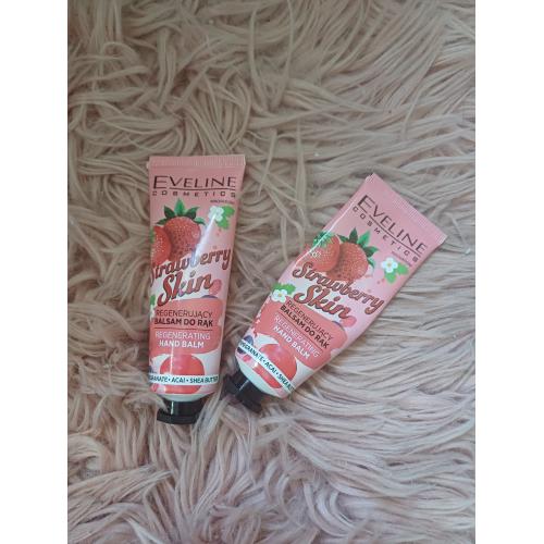 Eveline Cosmetics Strawberry Skin, Regenerujący balsam do rąk `Granat, jagody Acai, masło shea` - opinie | zdjęcie do recenzji od Daisy187