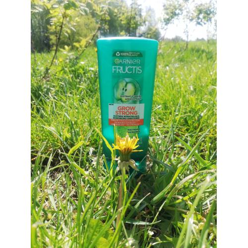Garnier Fructis, Grow Strong, Odżywka wzmacniająca do włosów osłabionych i łamliwych (nowa formuła) - opinie | zdjęcie do recenzji od Justyna_moja_pielegnacja