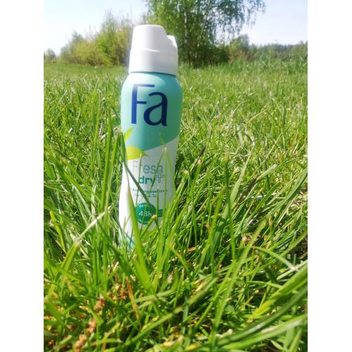 Fa Fresh & Dry, Green Tea Dezodorant Spray (Dezodorant w sprayu `Zielona herbata` (nowa wersja)) - opinie | zdjęcie do recenzji od Justyna_moja_pielegnacja